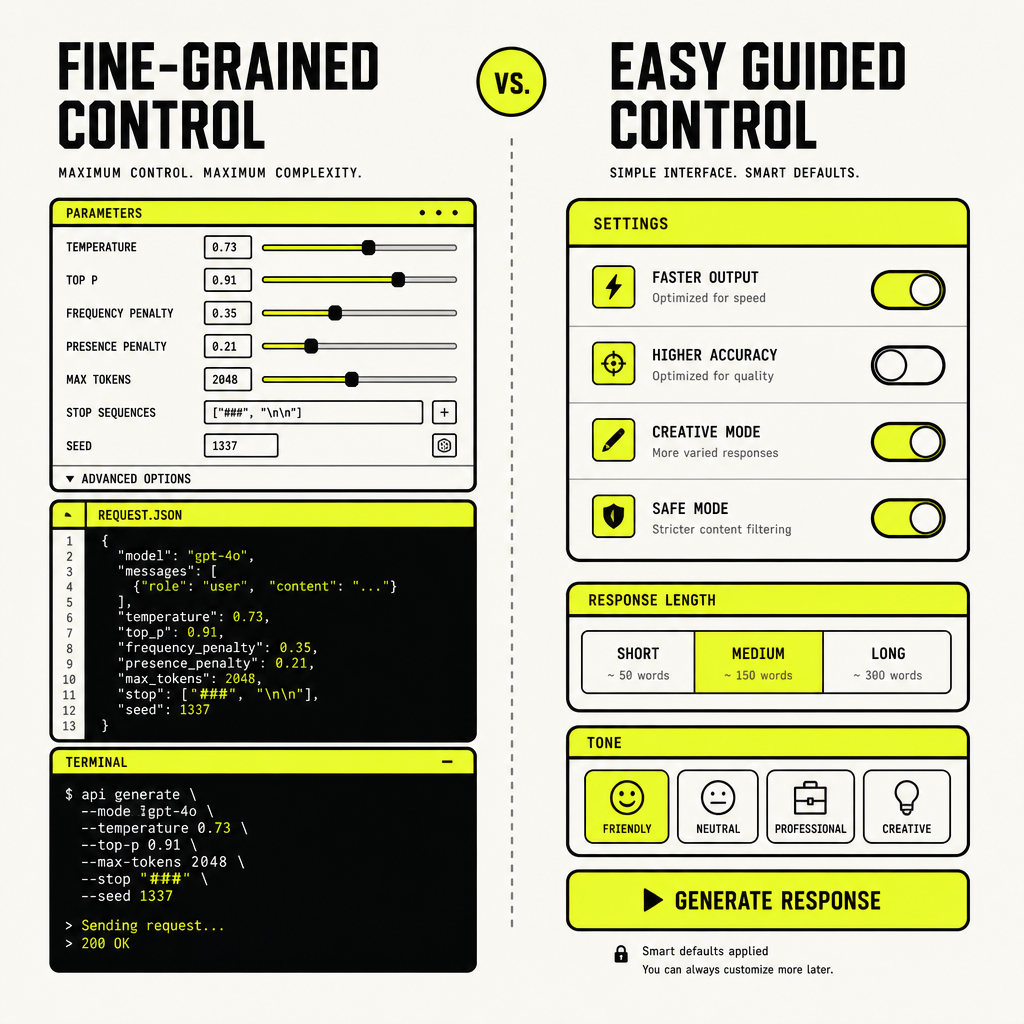 Fine-grained and Guided Control